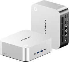 AOOSTAR MACO AMD R7 PRO 8845HS Mini PC with 32GB DDR5 RAM 1TB NVME SSD Mini Desktop Computer  OCULINK/ 2*USB4(PD|8K@60Hz)/HDMI2.1/1 xDP 1.4  2X 2.5G LAN 2*M.2 Slots