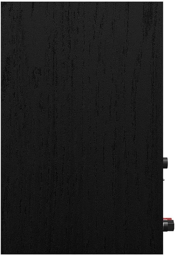 Klipsch Reference R-40PM Powered Bookshelf Speakers - 90-Degree x 90-Degree Tractrix Horn - Linear Travel Suspension - Sleek  Modern Appearance