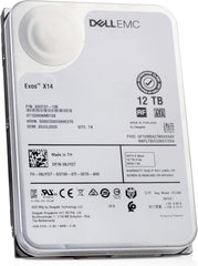 Dell/Seagate Exos X14 12TB ST12000NM0128 7.2K RPM SATA 6Gb/s 512e 3.5" Enterprise Hard Drive (Renewed)