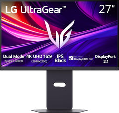 LG 27G850A-B 27-inch Ultragear 4K UHD (3840 x 2160) IPS Gaming Monitor  Dual-Mode 240Hz  1ms  NVIDIA G-Sync Compatible  AMD FreeSync Premium Pro  VESA DisplayHDR 600  HDMI  DisplayPort 2.1  Black