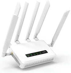 GL.iNet GL-X3000 (Spitz AX) Cellular Gateway 5G Router for House & RV  Wi-Fi 6  Detachable Antennas  Dual-SIM  T-Mobile & AT&T IoT Device Certified  Family/Rural Area/Road Trips