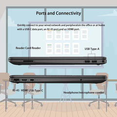 HP Laptop Computer Home & Office 15.6 inch  Numeric Keypad  Windows 11 Home  Wi-Fi 6  Thin Design  Intel Dual-Core Processor  8GB RAM 512GB SSD– Essential for Productivity & Entertainment  with kit