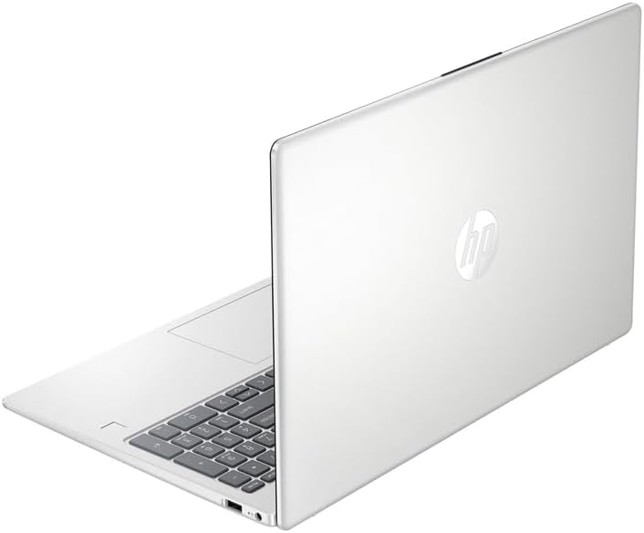 HP 15.6" FHD Business & Student Laptop Computer  16GB RAM 512GB SSD  8-Cores Intel Core i3 Processor  Windows 11  Fingerprint Reader  PLUSERA Earphones & 8-in-1 Hub Included  Natural Silver