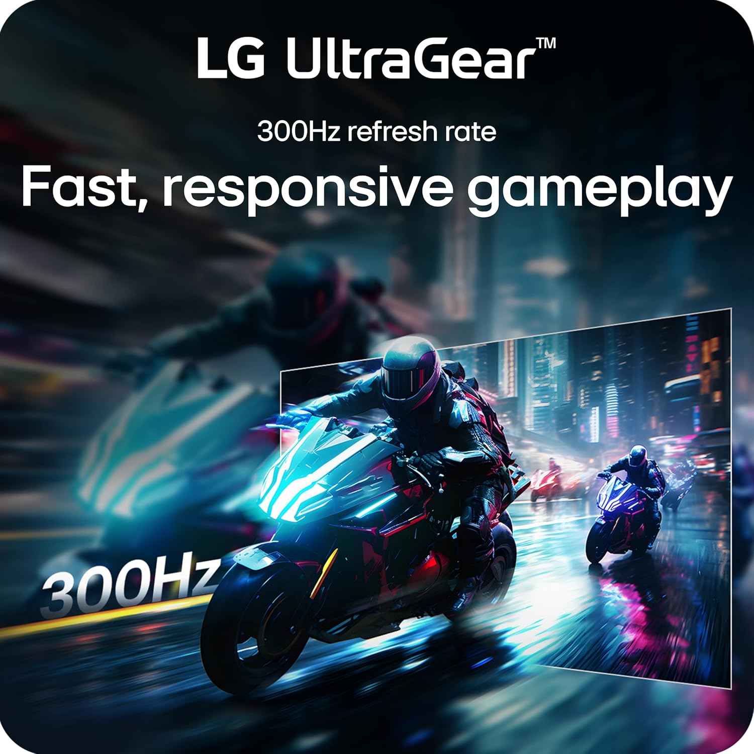 LG 27G640A-B 27-inch Ultragear QHD (2560 x 1440) IPS Gaming Monitor  300Hz  1ms  NVIDIA G-Sync  AMD FreeSync Premium  VESA DisplayHDR 400  HDMI 2.1  USB Type-C  Tilt/Height/Swivel/Pivot Stand  Black