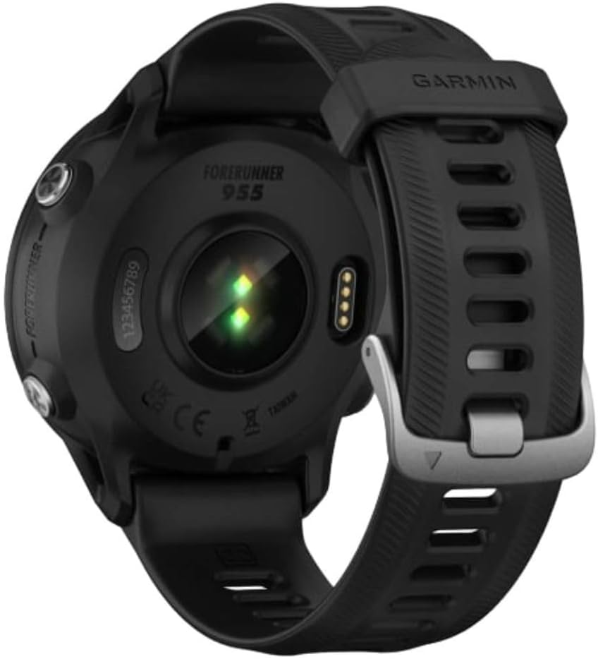 Garmin 010-02638-10 Forerunner® 955  GPS Running Smartwatch  Tailored to Triathletes  Long-Lasting Battery  Black