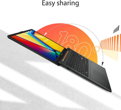 ASUS Vivobook Go 15.6” FHD Slim Laptop  AMD Ryzen 3 7320U Quad Core Processor  8GB DDR5 RAM  128GB SSD  Windows 11 Home  Fast Charging  Webcam Sheild  Military Grade Durability  Black  E1504FA-AS33