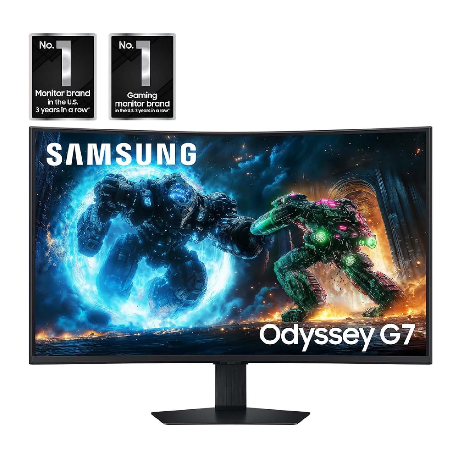 Samsung 37” Odyssey G7 (G75F) 4K UHD Resolution  165Hz  Curved Gaming Monitor  1ms Response Time (GtG)  VESA DisplayHDR™ 600  AMD FreeSync™ Premium Pro  LS37FG75DENXZA  2025