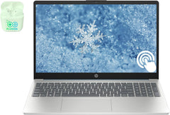 HP 15.6" FHD Touchscreen Business & Student Laptop Computer  16GB RAM 256GB SSD  8-core Intel Core i3  PLUSERA Earphones  Moonlight Blue