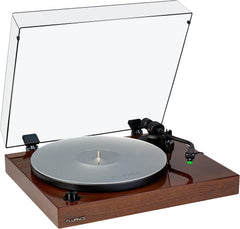 Fluance RT81+ Elite High Fidelity Vinyl Turntable Record Player  Audio Technica VM95E Cartridge  Anti-Resonant Platter  Acrylic Mat  Phono Preamp Wood Plinth Adjustable Isolation Feet - Natural Walnut