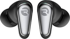 Raycon Pro Earbuds Wireless Bluetooth + 6 Microphones with Hybrid Active Noise Canceling  Sweat & Water-Resistant Earphones  Premium Wireless Ear Buds Bluetooth 40 Hours Playtime (Black)