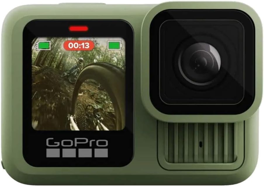 GoPro HERO13 Black in Forest Green (Limited Edition) - Waterproof Action Camera with 5.3K60 Video  27MP Photo + Compatability with HB-Series Lenses