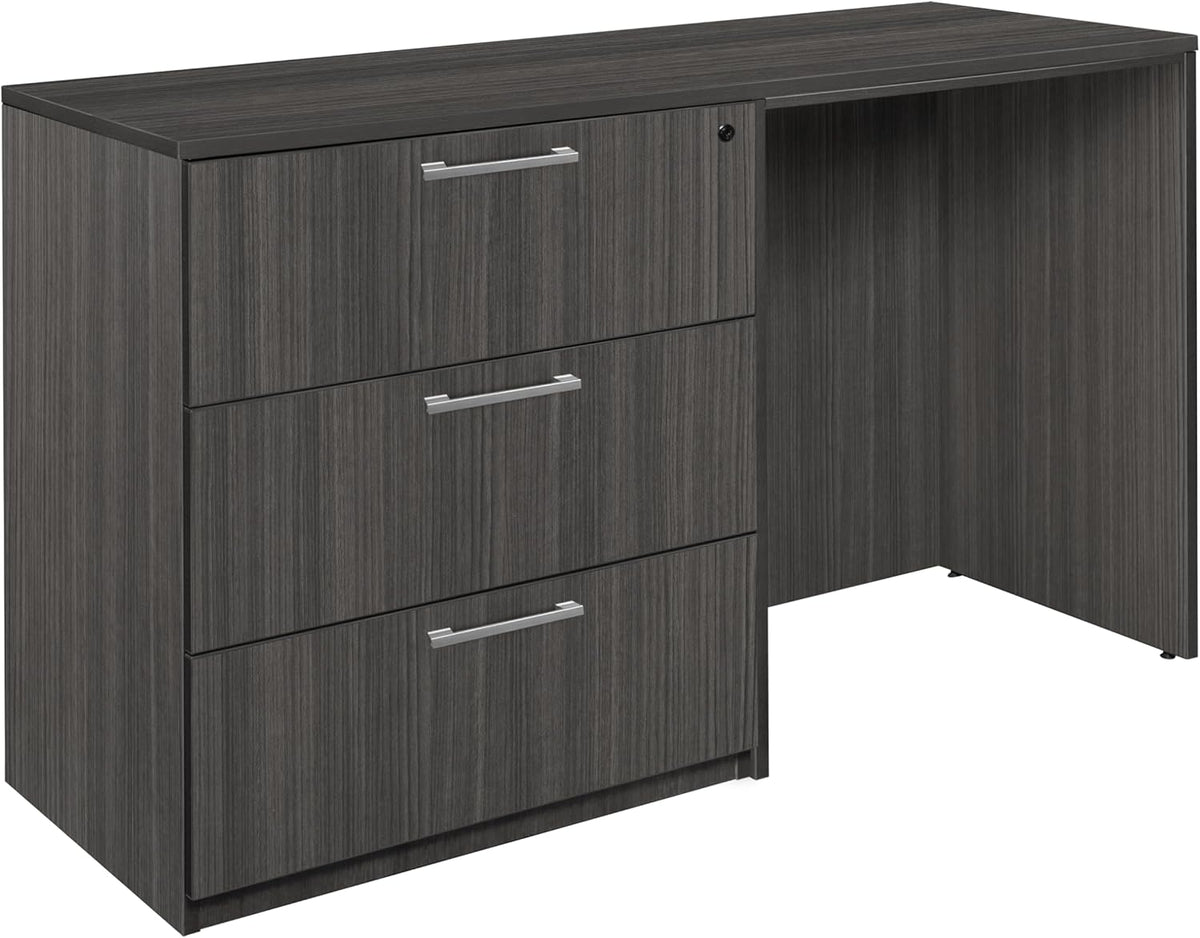 Regency Legacy Stand Up Side to Side Lateral File/Desk- Ash Grey