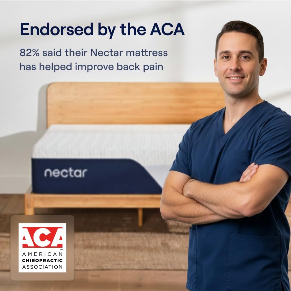 Nectar Premier 13” King Mattress - Medium Firm - Contouring Memory Foam - Cooling Upgrade - Back Pain Relief - Mattress in a Box - 365-Night Trial & Forever Warranty