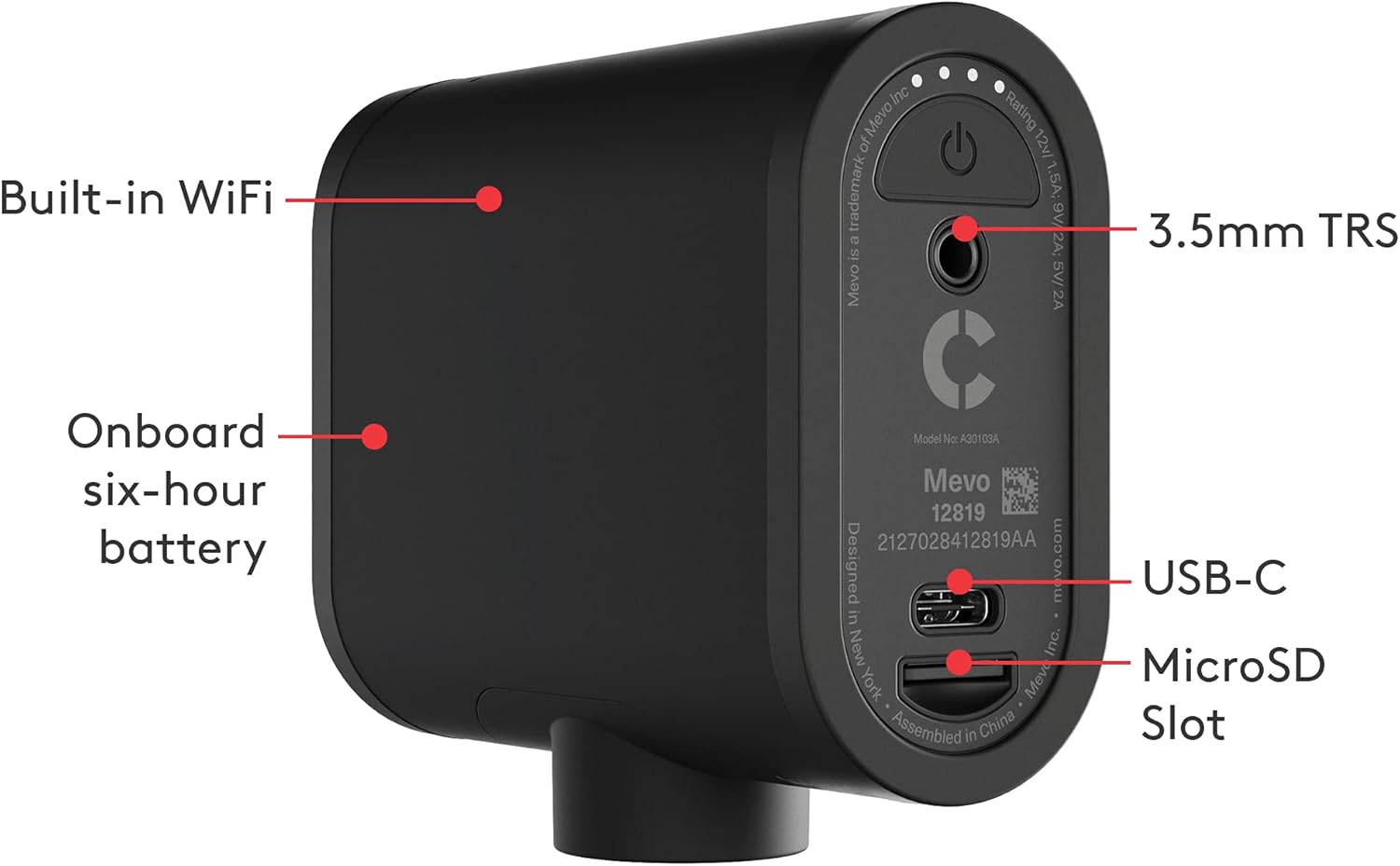 Logitech for Creators Mevo Start  Wireless Live Streaming Camera  1080p HD Video Quality  Intelligent App Control  Stream via LTE or Wi-Fi - Black