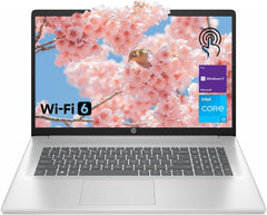 HP 17.3" Laptop for Home  Students  Business  Lifetime Office 365 for The Web  17.3" Touchscreen  8-Cores Intel CPU  w/Copilot  32GB RAM  128GB eMMC + 2TB PCIe  Camera Privacy Shutter  Win11 Pro