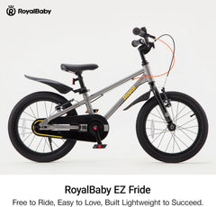 RoyalBaby EZ Fride Kids Bike 16 18 20 Inch  Lightweight Aluminum 2-in-1 Balance to Pedal Bike with One-Key Switch for Boys Girls Ages 4+