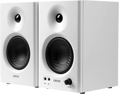 Edifier MR4 Powered Studio Monitor Speakers  4" Active Near-Field Monitor Speaker - White (Pair)