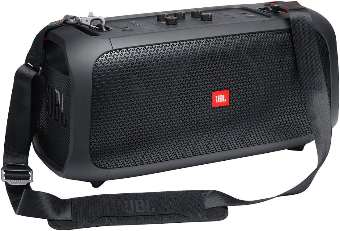 JBL PartyBox On-The-Go Powerful Portable Bluetooth Party Speaker with Dynamic Light Show  black