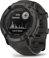 Garmin Instinct 2X Solar  Rugged GPS Smartwatch  Built-in Flashlight  Solar Charging Capability  Multi-Band GNSS  Graphite