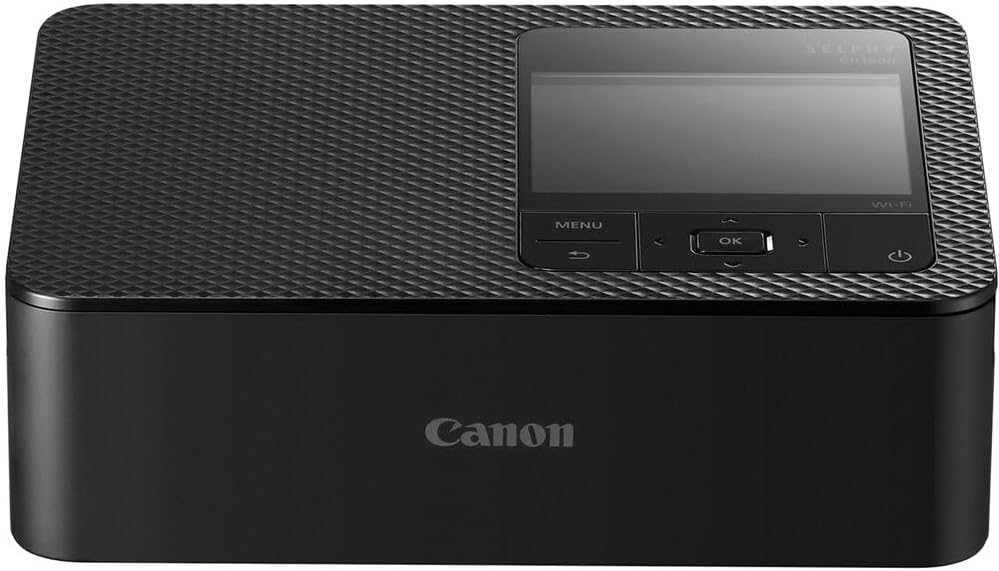 Canon SELPHY CP1500 Compact Photo Printer (Black) (5539C001) KP-36IP Color Ink and Paper Set + 64GB Memory Card + Cleaning Kit + Memory Card Wallet + Card Reader
