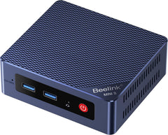 Beelink Mini PC Mini S12 N95 Intel Alder Lake-N95 (up to 3.4GHz) 12GB LPDDR5 500GB SATA3 SSD Mini Desktop Computer  Support 4K@60Hz Dual HDMI Display  2.5G LAN/USB3.2/Low-Power Home/Office Micro PC