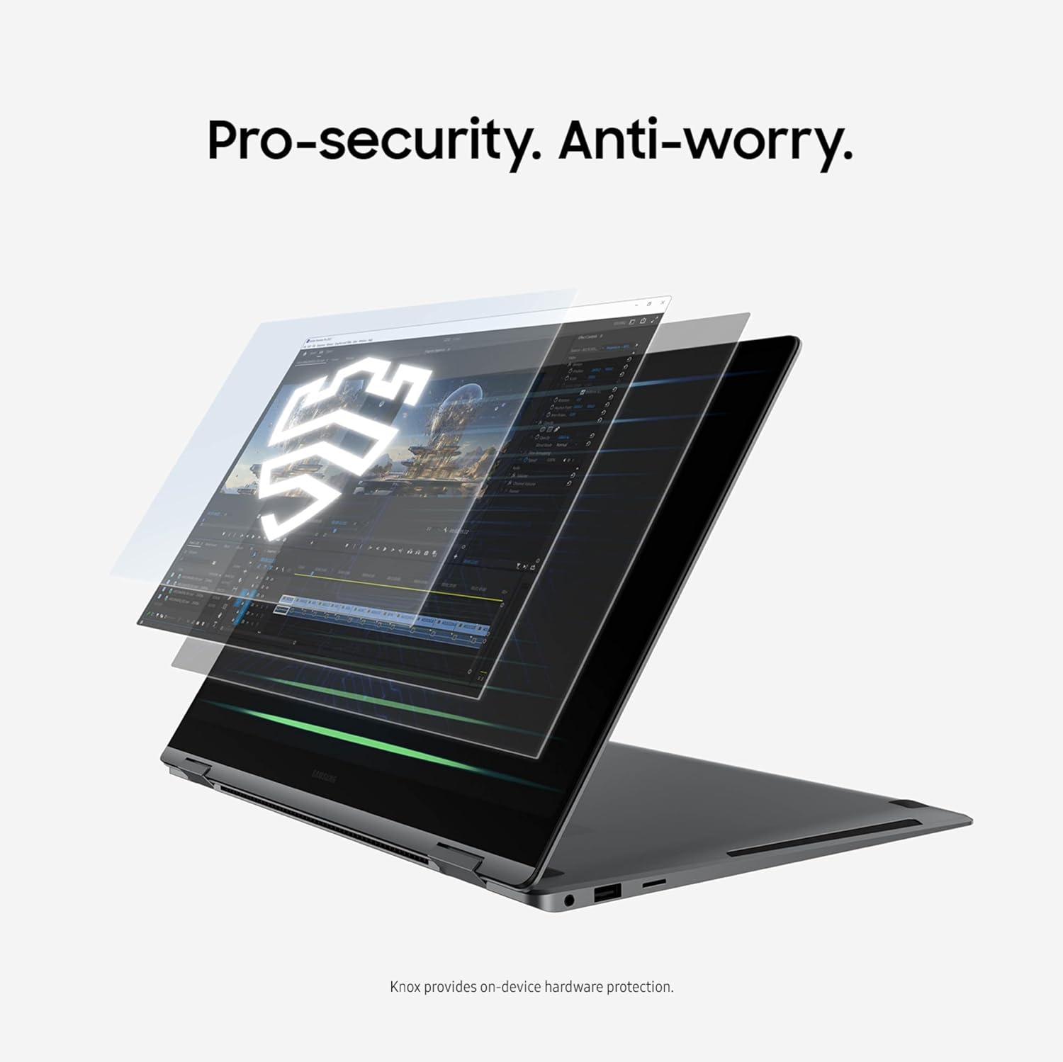 Samsung 16” Galaxy Book5 Pro 360 Copilot+ PC  AI Business Laptop  Windows 11 Pro  Intel Core Ultra 7 Processor 258V  3K AMOLED Touchscreen  32GB / 1TB  120HZ  2025 Model NP964QHA-KG2US  Gray