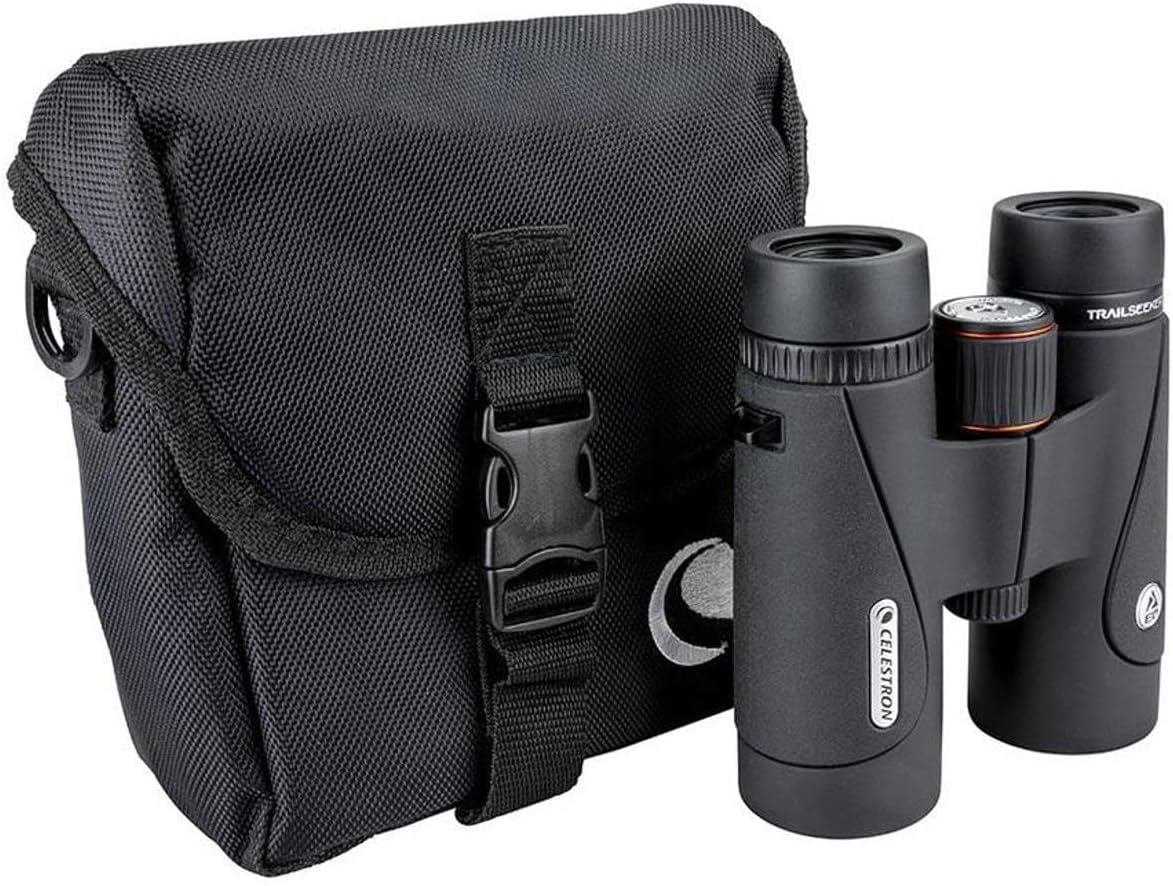 Celestron – TrailSeeker ED 8x42 Binoculars – Compact ED Binocular for Birdwatching and Outdoor Activities – Binocular with ED Objective Lenses – Fully Broadband Multi-Coated Optics – BaK4 Roof Prism.
