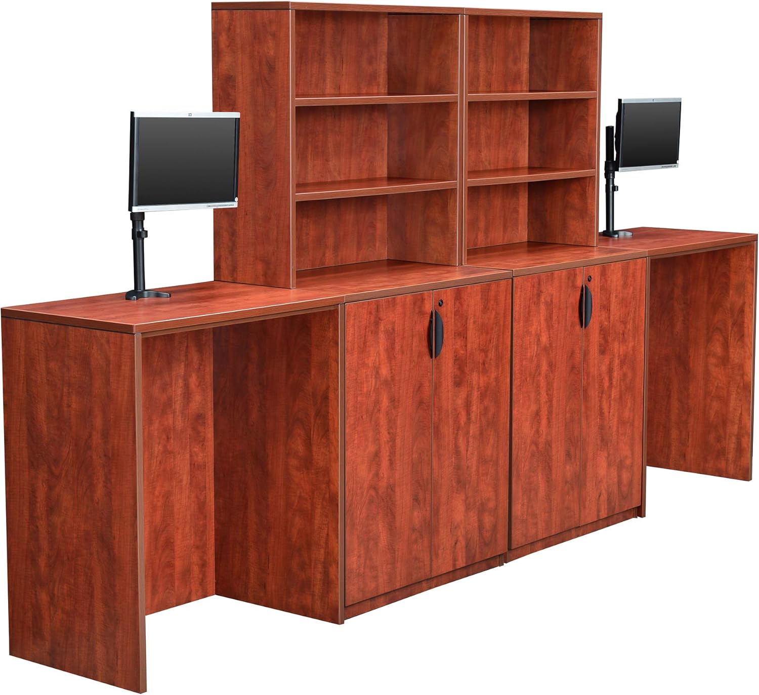 Regency Legacy Stand Up Side to Side Storage Cabinet/Desk- Cherry