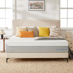 King Mattress in a Box, 14 Inch Cooling Gel Memory Foam Mattress for Pressure Relief & Deep Sleep, Medium Firm with Motion Isolation, CertiPUR-US Certified, Fiberglass Free