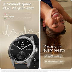 WITHINGS ScanWatch 2 - Hybrid Smart Watch  Heart Rate Monitoring  Fitness Tracker  Cycle Tracker  Sleep Monitoring  GPS Tracker  30-Day Battery Life  Android & Apple Compatible  HSA/FSA