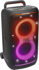 JBL PartyBox 520 - Portable Battery-Powered Party Speaker with AI Sound Boost  Up to 15 Hours of Play time  IPX4 Splash Proof  Multi-Speaker Connection by Auracast  and Telescopic Handle (Black)