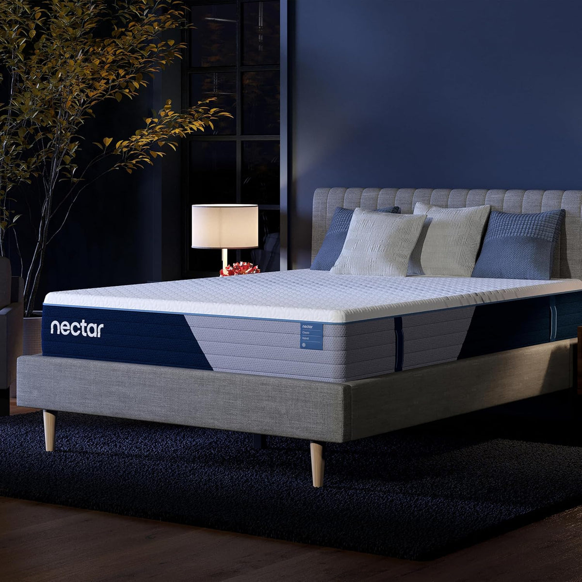 Nectar Classic Hybrid 12” Twin XL Mattress - Medium Firm - Memory Foam & Innerspring Coils - Cooling Top Layer - Back Pain Relief - Mattress in a Box - 365-Night Trial & Forever Warranty