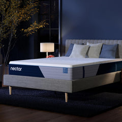 Nectar Classic Hybrid 12” Twin XL Mattress - Medium Firm - Memory Foam & Innerspring Coils - Cooling Top Layer - Back Pain Relief - Mattress in a Box - 365-Night Trial & Forever Warranty