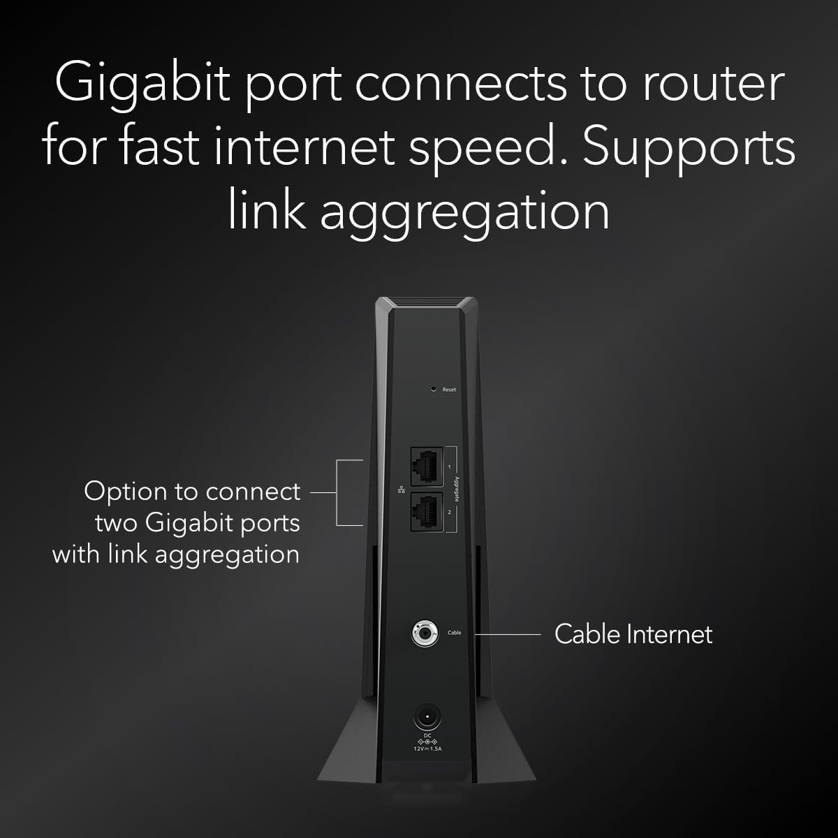 NETGEAR Nighthawk DOCSIS 3.1 Mid/high-Split Cable Modem (CM2500) – Approved for Today’s Faster Speeds & Compatible with All Providers Incl. Xfinity  Spectrum  Cox - for Plans up to 2Gbps (Renewed)
