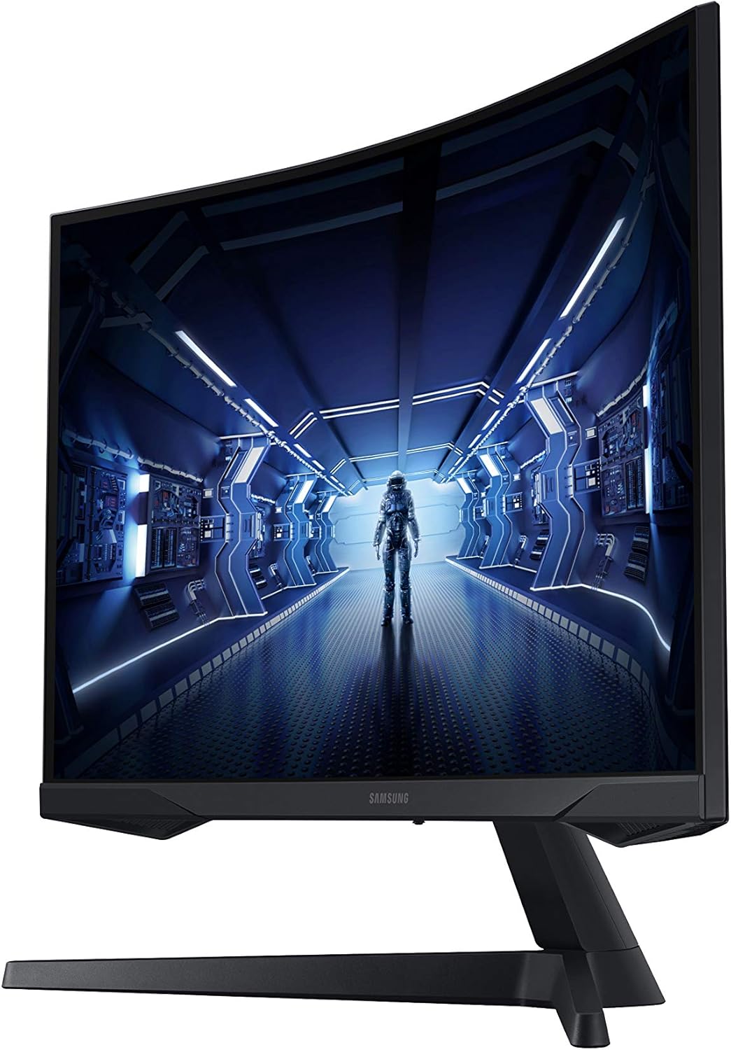 SAMSUNG 34' Odyssey G5 Ultra-Wide Gaming Monitor with 1000R Curved Screen  165Hz  1ms  FreeSync Premium  Large Display  Eye Comfort  Multiple Ports  WQHD  LC34G55TWWNXZA  Black