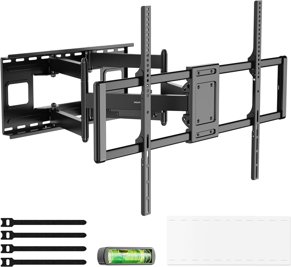 Mount-It! Heavy Duty XXL Full Motion TV Wall Mount for Extra Large TVs  max VESA 900x600  Holds up to 264lb  Swivel Tilt Extension Adjustable TV Mount for 60" 65" 75" 80" 85" 90" 98" 100" 115" 120 in