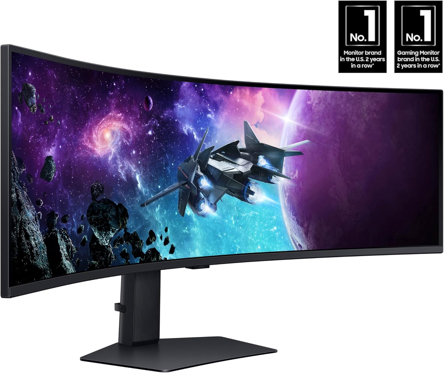 SAMSUNG 49" Odyssey G9 (G95C) Series DQHD 1000R Curved Gaming Monitor  240Hz  1ms(GtG)  DisplayHDR 1000  AMD FreeSync Premium Pro  Eye Saver Mode  Auto Source Switch+  LS49CG950ENXZA  2024