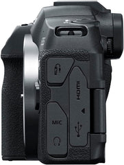 Canon EOS R8 Mirrorless Camera Body  Full‑Frame CMOS Sensor  24.2Megapixels  4K 60p Video  Dual Pixel AutofocusII  Lightweight Camera for Content Creation  Photography and Vlogging  Black