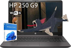 HP Laptop Computer Home & Office 15.6 inch  Numeric Keypad  Windows 11 Home  Wi-Fi 6  Thin Design  Intel Dual-Core Processor  8GB RAM 512GB SSD– Essential for Productivity & Entertainment  with kit