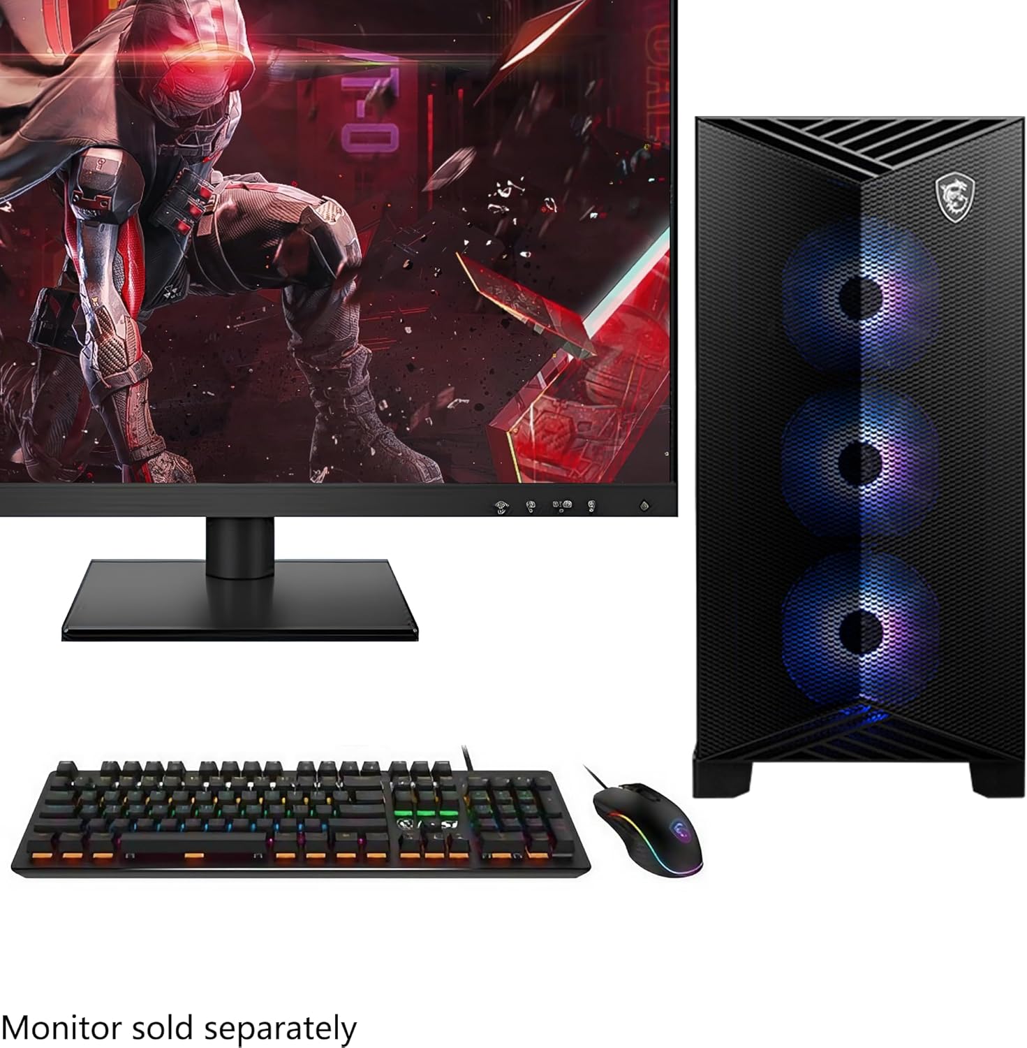 msi Aegis ZS2 AI Gaming Desktop | AMD 8-Core Zen 5 Ryzen 7 9700X | 64GB DDR5 2TB SSD | NVIDIA GeForce RTX 5070 Ti 16GB GDDR7 DLSS4 (Up to 1406 AI Tops) | Liquid Cooling Win11 Pro w/DLCA Accessory