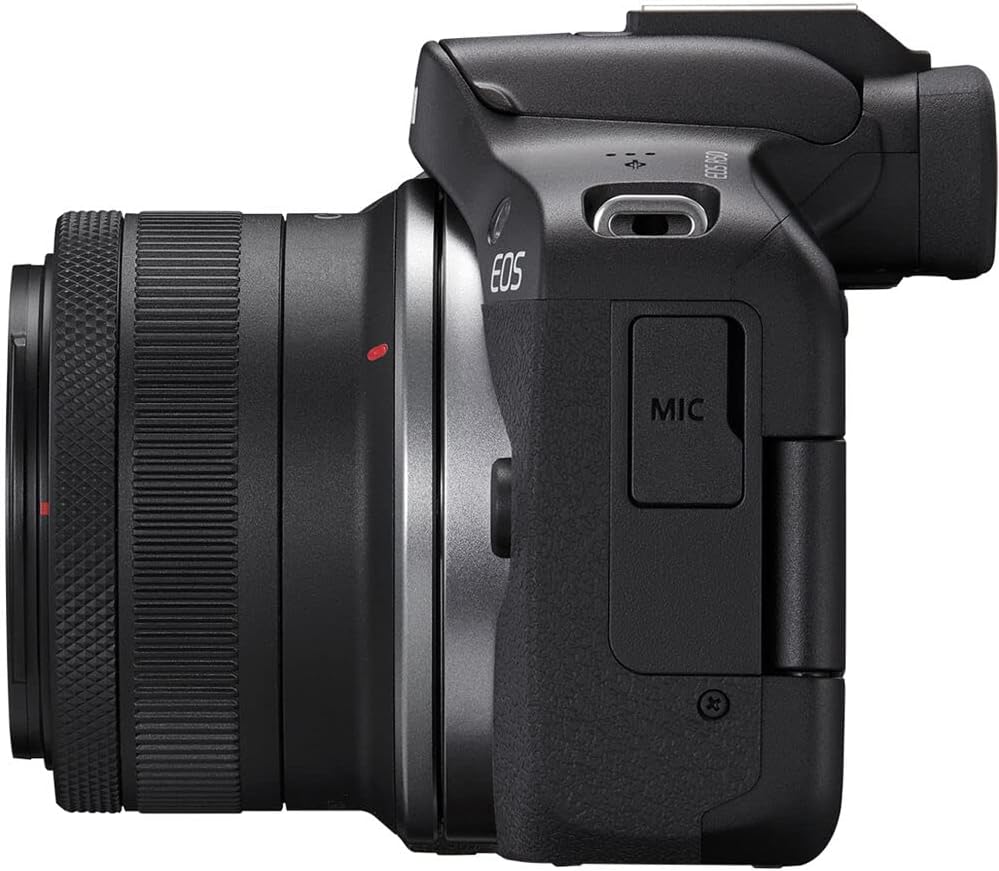 Canon EOS R50 Mirrorless Camera Kit – APS-C RF Camera with 18-45mm Lens  4K Video  Dual Pixel AF II & Vari-Angle Touchscreen (5811C012) + Shoulder Bag + 64GB Memory Card
