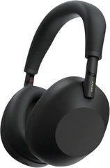 Sony WH-1000XM6 Wireless Noise-Canceling Headphones with QN3 Processor (Black) Bundle with Connect Air in-Flight Bluetooth Wireless Audio Transmitter (2 Items).