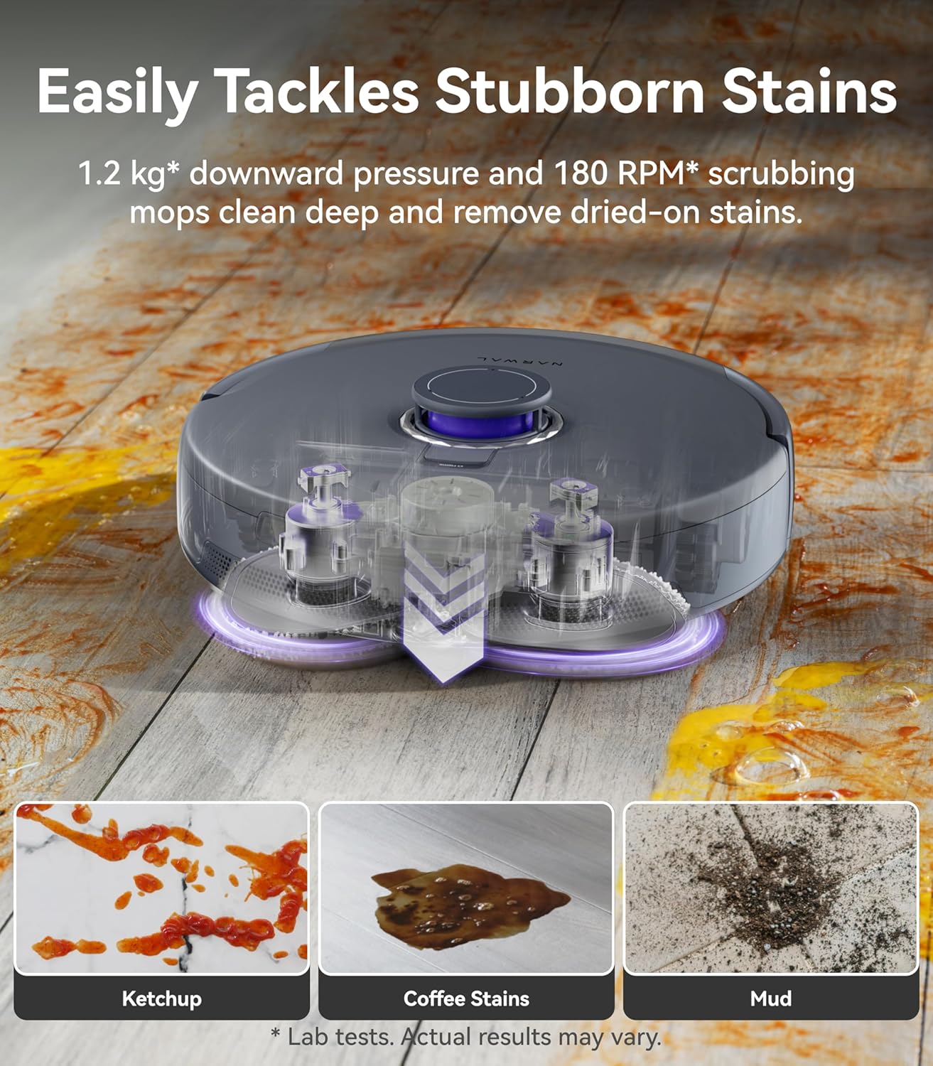 NARWAL Freo Z Ultra Robot Vacuum and Mop Combo and Floor Detergent