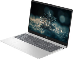 HP 15.6" Business & Student Laptop Computer with Microsoft Office 365  Intel Quad-Core Processor  Windows 11 Laptop 32GB RAM 640GB Storage (128GB UFS+512GB Docking Set)  Numeric Keypad  Natural Silver