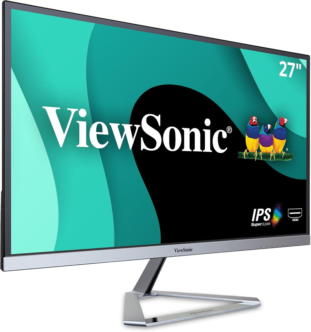 ViewSonic VX2776-SMHD 27 Inch 1080p IPS Monitor with FreeSync  Ultra-Thin Bezels  HDMI and DisplayPort