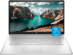 HP 17 Laptop  17.3" HD+ Touchscreen Display  12th Gen Intel Core i7-1255U  64GB RAM  2TB SSD  Webcam  HDMI  SuperSpeed USB Ports  Wi-Fi 6  Windows 11 Home  Silver