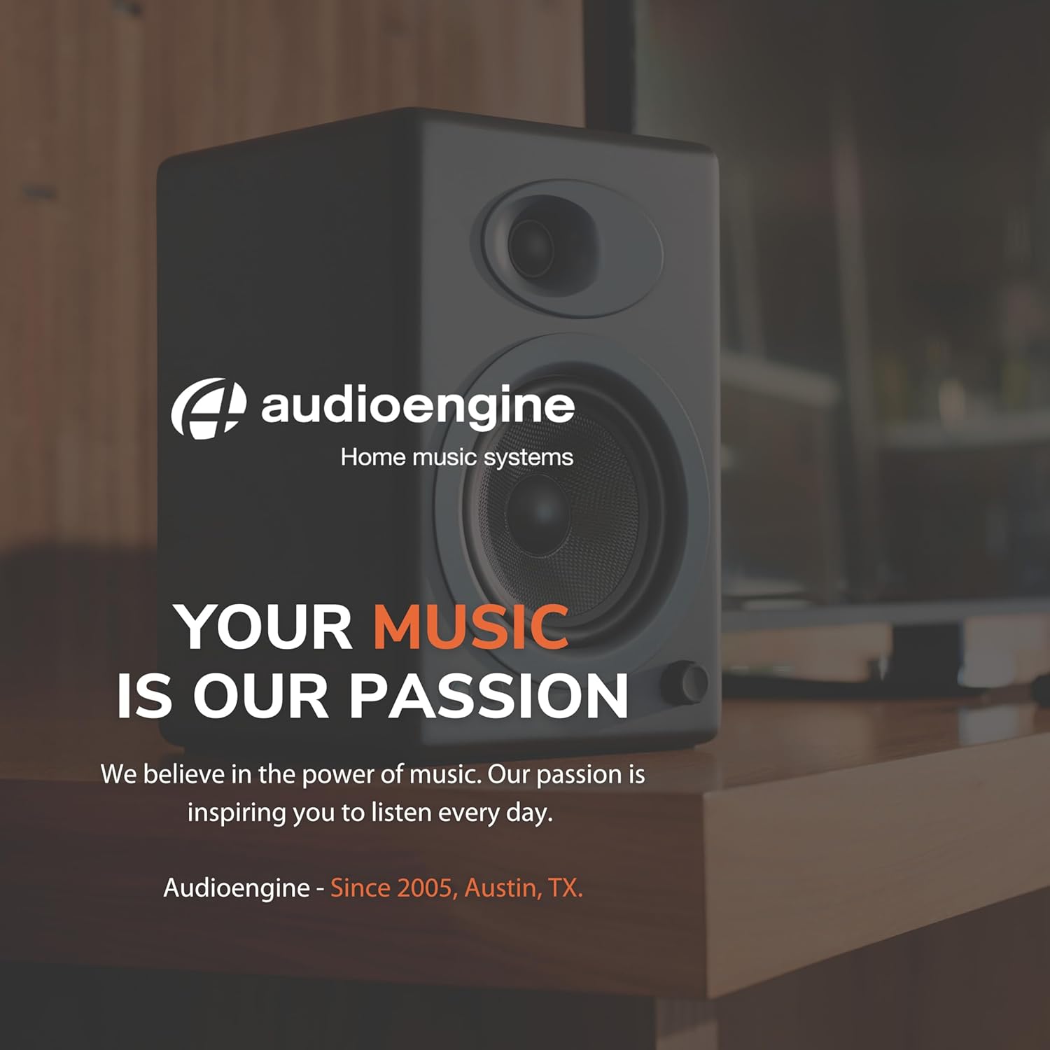 Audioengine A5+ Powered Bookshelf Speakers – 150W High-Fidelity Studio Monitors for Music  Gaming  Turntables & Home Theater