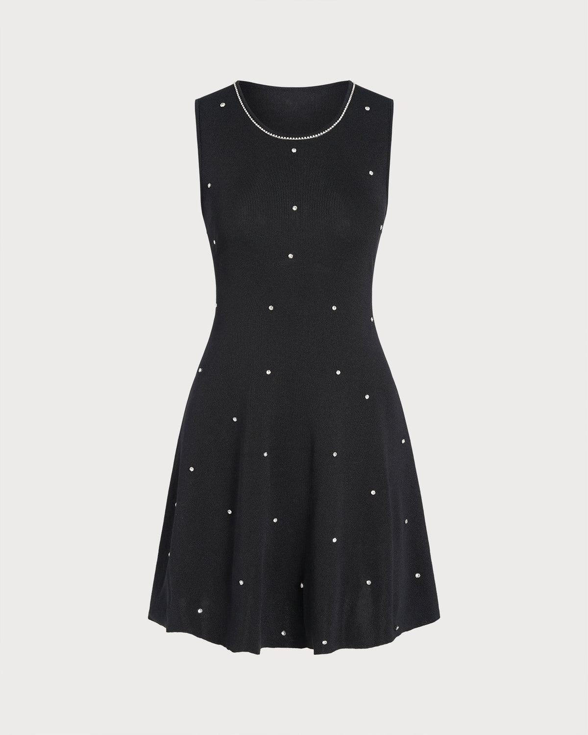 Black Sleeveless Mini Dress